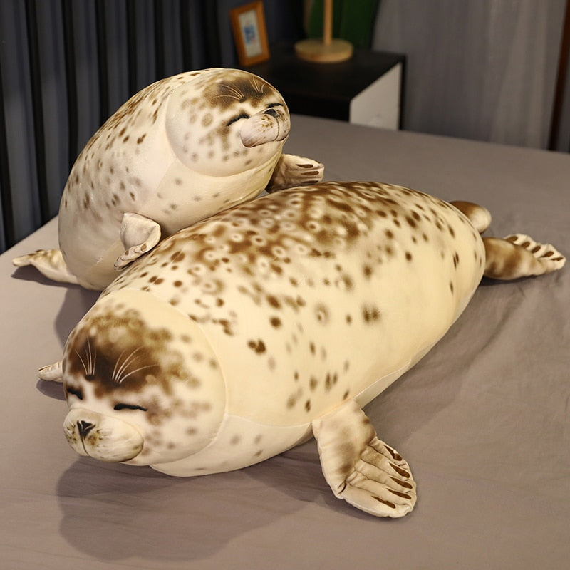 Giant 3D Sea Lion Plush Animal Toys